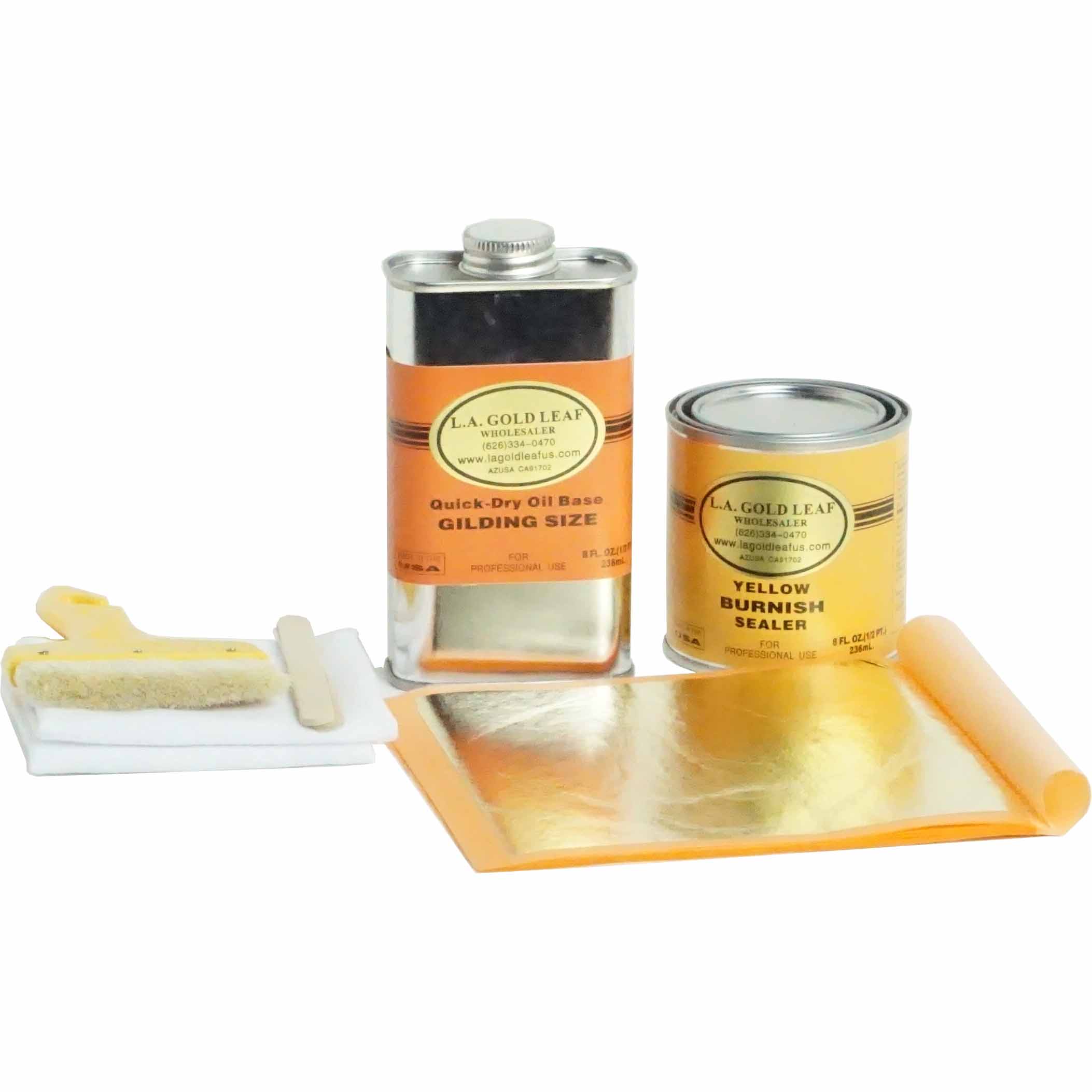 L.A. Gold Leaf Acrylic Satin Topcoat (Outdoor/Indoor Use) — L.A. Gold Leaf  Wholesaler U.S.