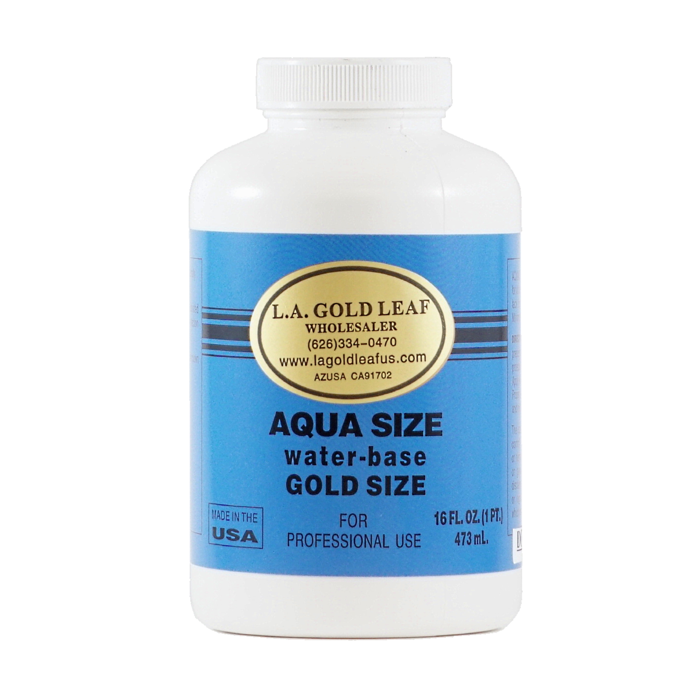 L.A. Gold Leaf Aqua Size (Indoor Use) — L.A. Gold Leaf Wholesaler U.S.