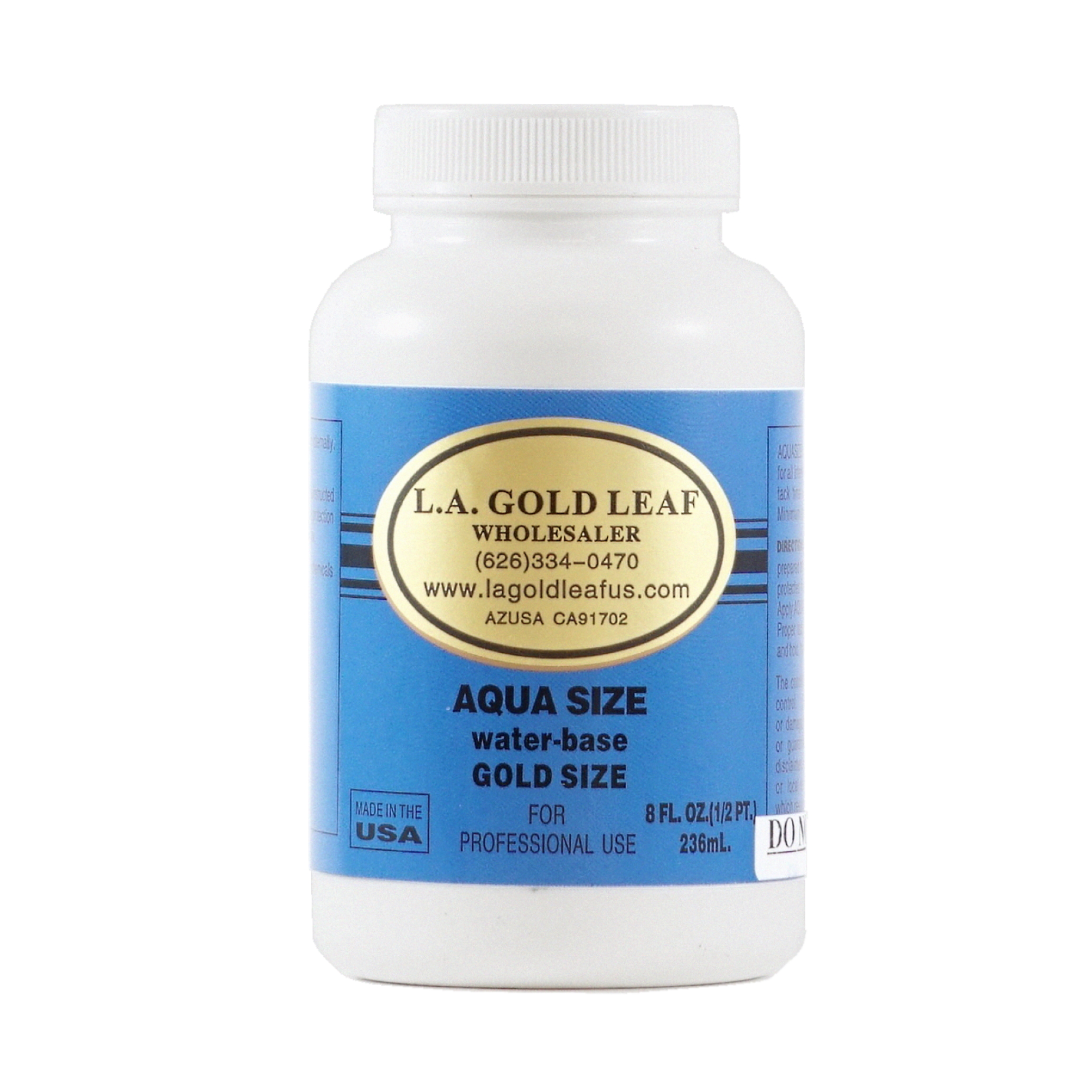 L.A. Gold Leaf Aqua Size (Indoor Use) — L.A. Gold Leaf Wholesaler U.S.