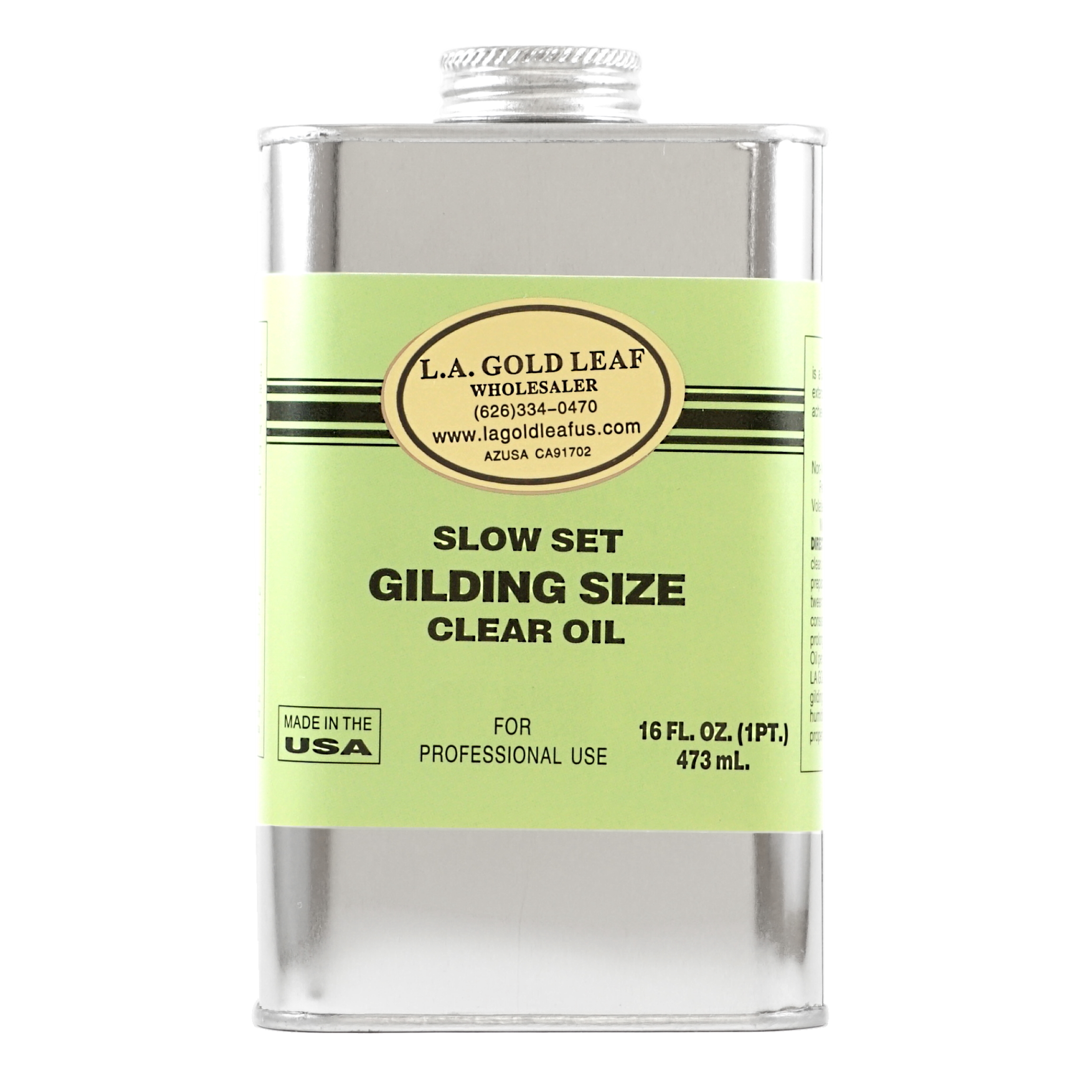 L.A. Gold Leaf Water-Based Topcoat Clear Gloss — L.A. Gold Leaf