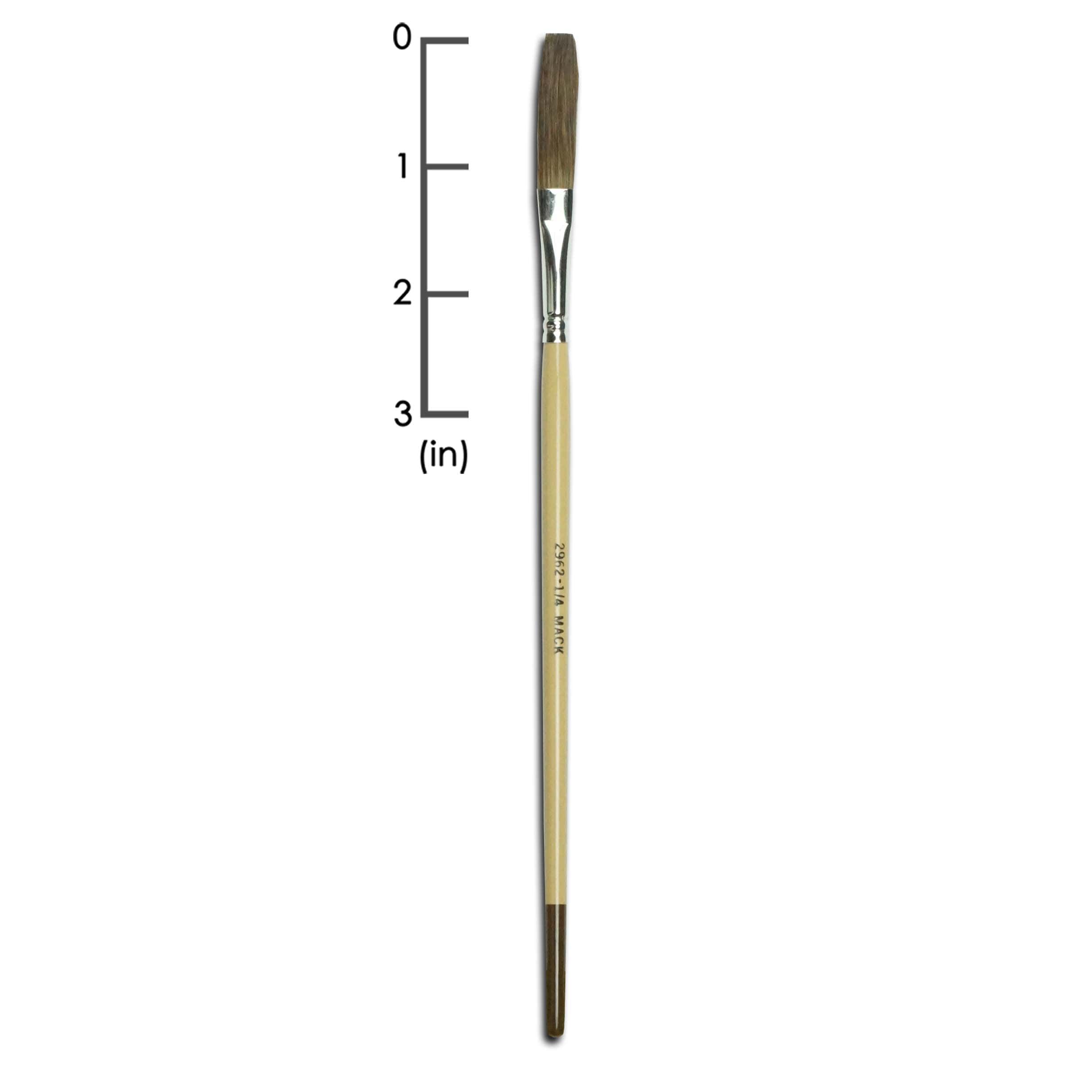 Light Brown Ox One Stroke Flat Brush