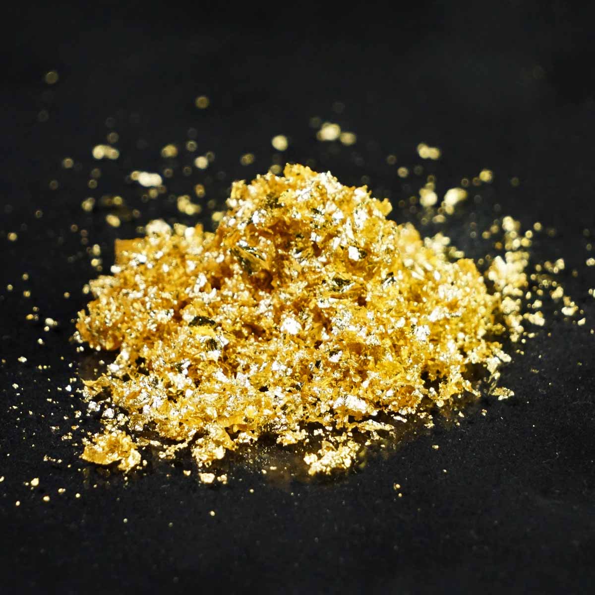 Metallic Flakes - Yellow Gold