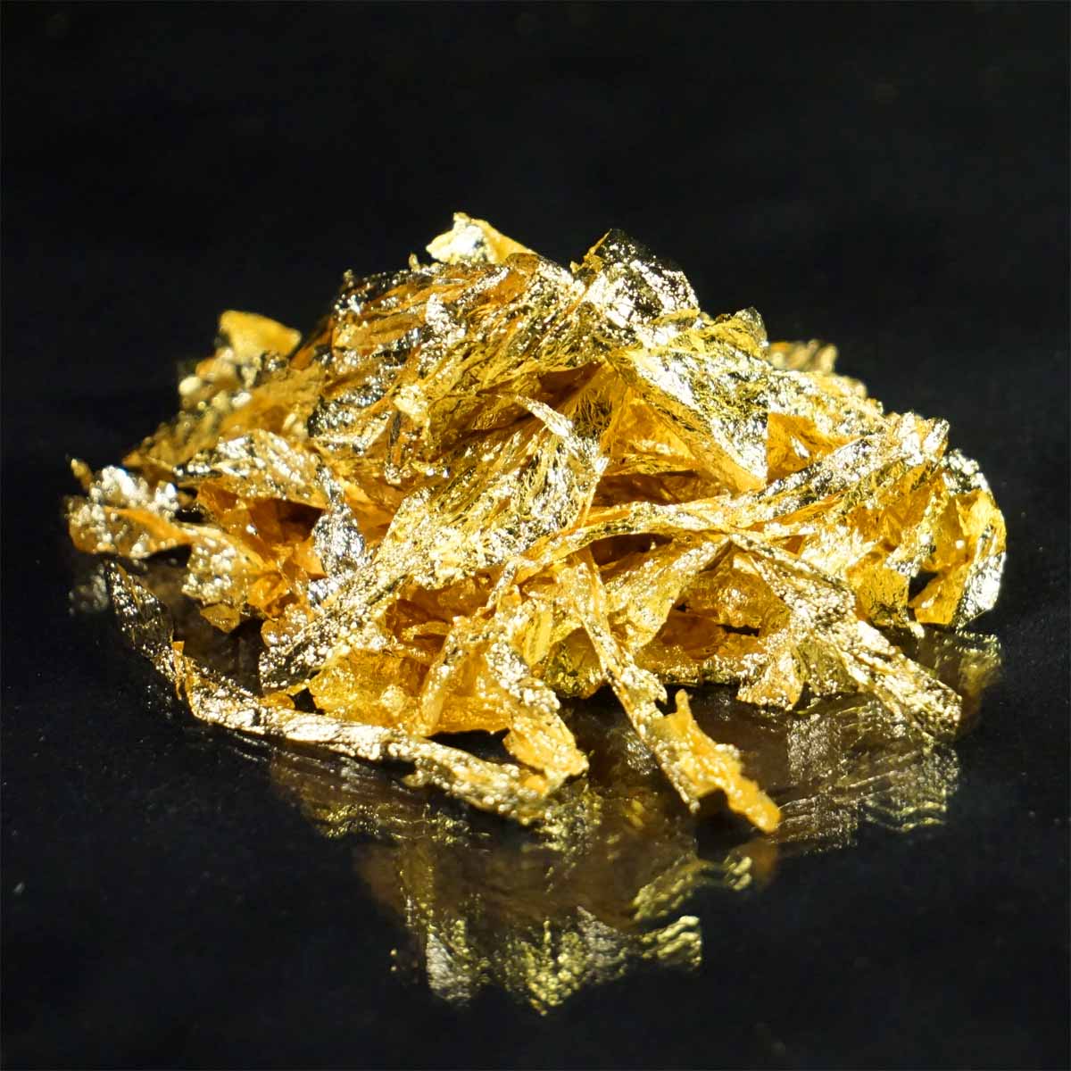 23.5K Gold Flakes (Large) — L.A. Gold Leaf Wholesaler U.S.